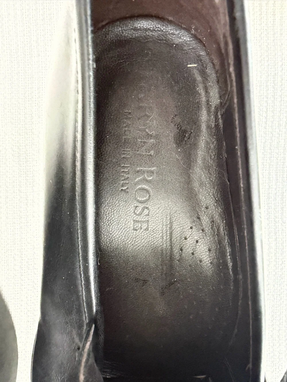 Taryn Rose Black Leather Penny Loafers